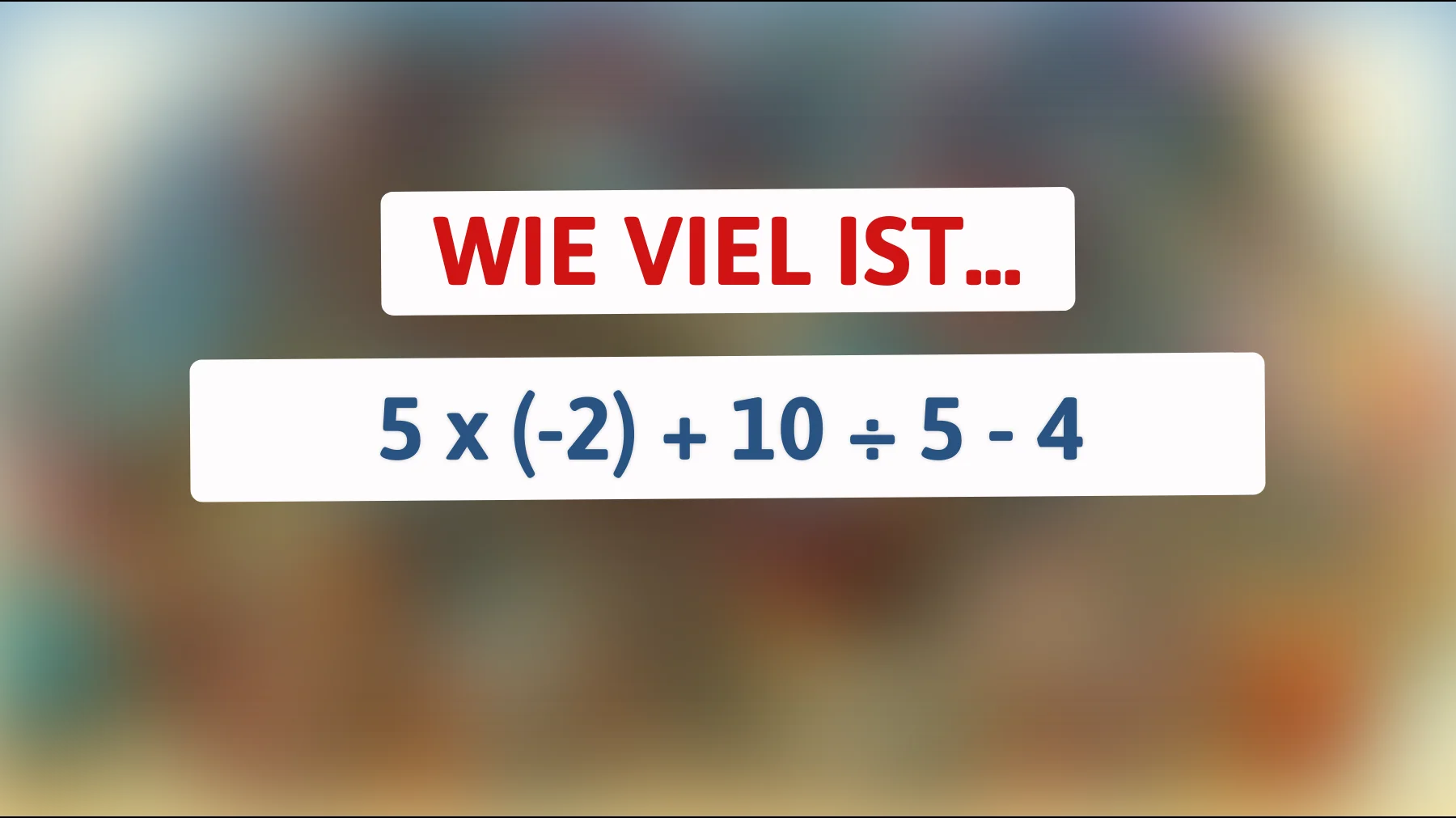 Nur wahre Genies knacken diese mathematische Herausforderung – kannst du das geheimnisvolle Ergebnis entschlüsseln?"