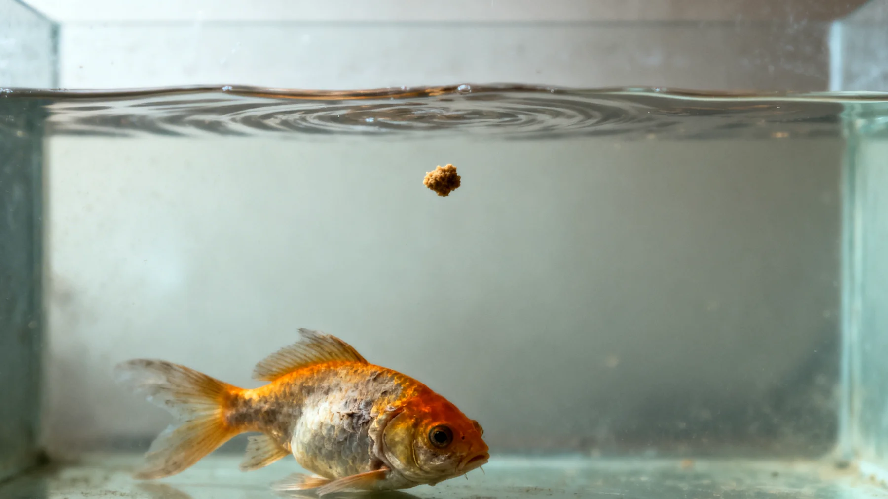Ältere Fische zeigen oft nachlassende Aktivität und Reaktionsfähigkeit, was das Training von grundlegenden Verhaltensmustern wie Futterplatz-Erkennung oder Interaktion mit dem Halter erschwert"