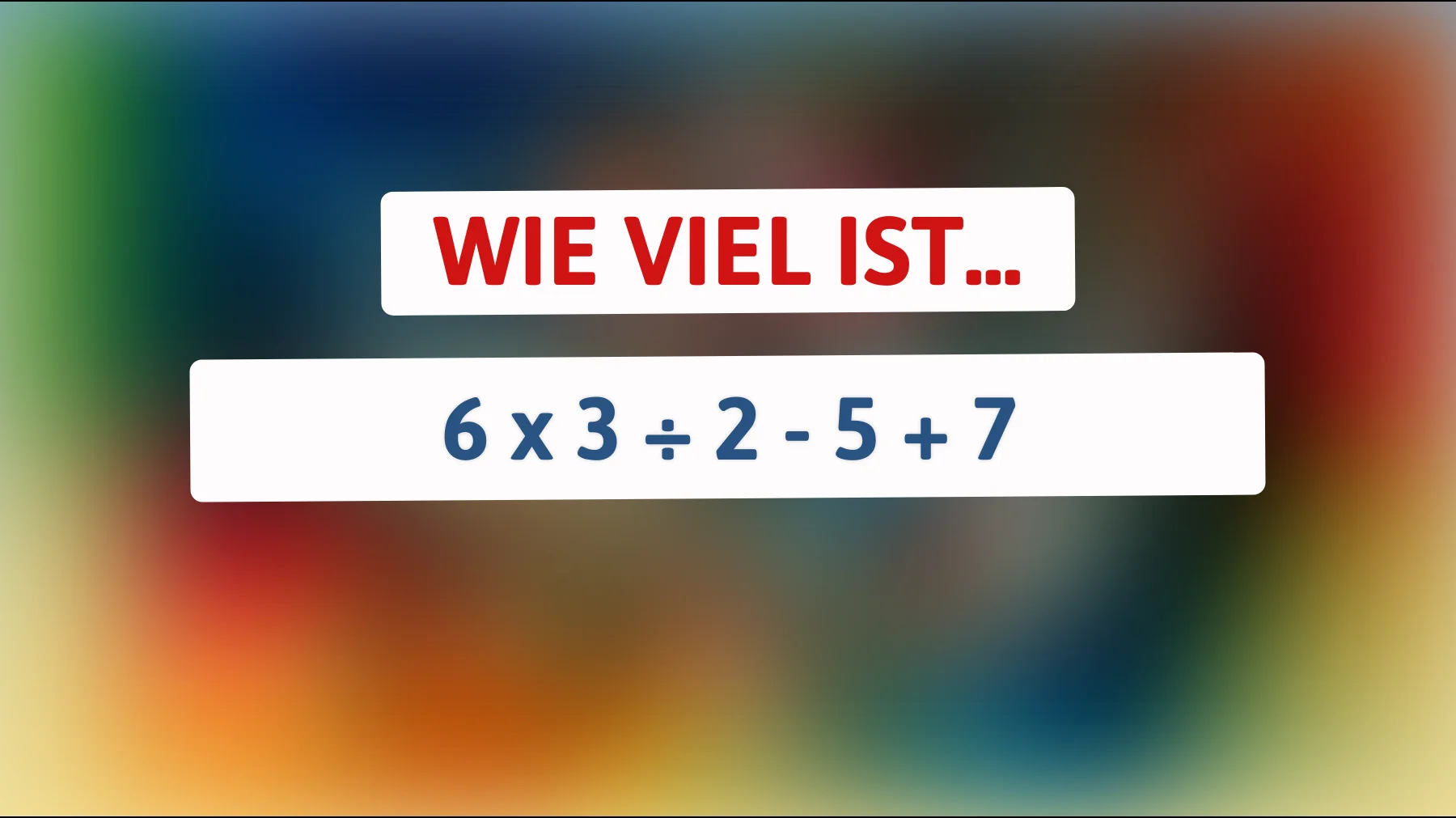 Nur 1% der Menschen kann diese einfache Mathe-Aufgabe lösen – gehörst du dazu?"