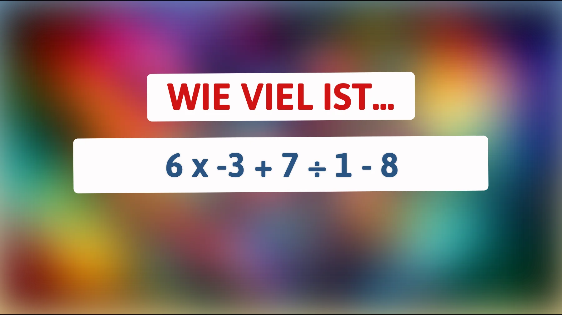 Nur Genies können dieses Mathe-Rätsel in Sekunden lösen – gehörst du dazu?"
